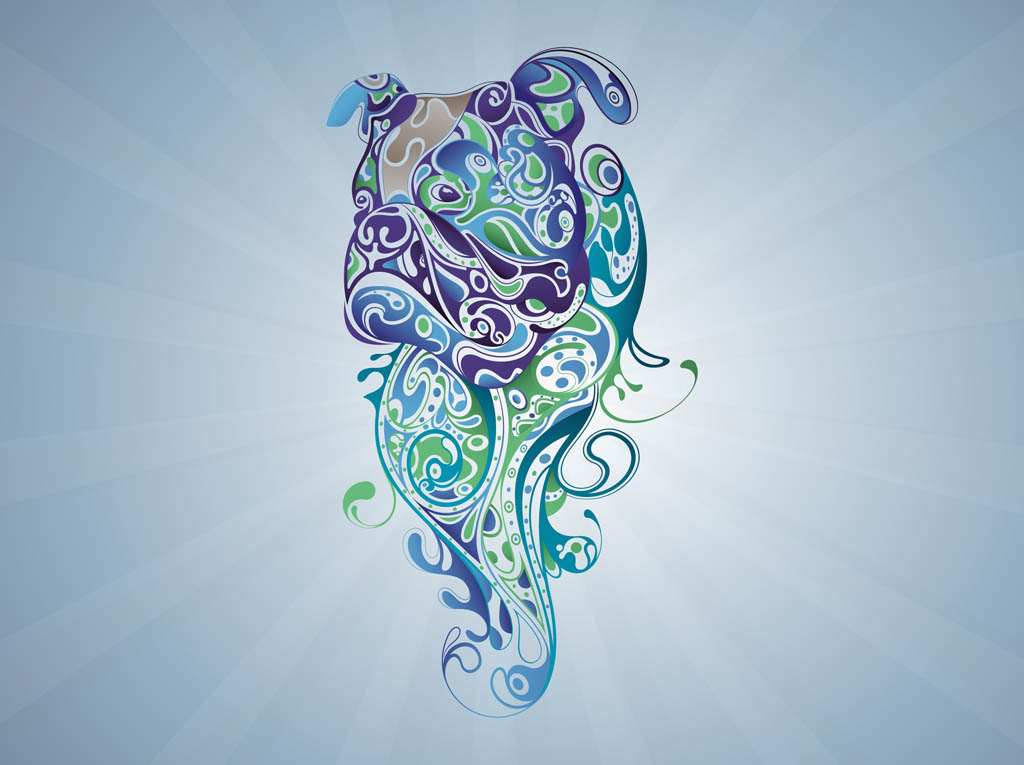 Co s tím, když je fenka falešně březí Psychedelic-Bulldog