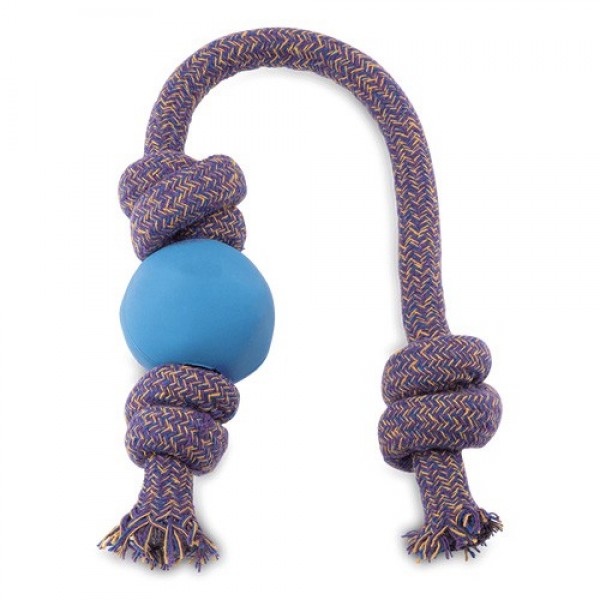 Gumkáč Ball na laně vel. L modrý