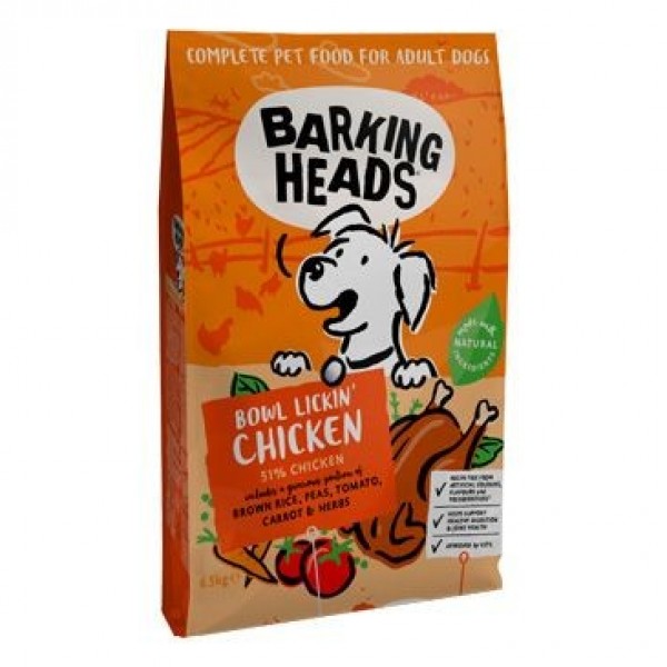 Levně Barking Heads Bowl Lickin’ Chicken 6,5 kg