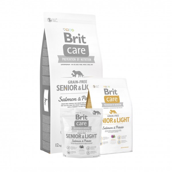 Brit Care Dog Grain-free Senior Salmon & Potato 3kg