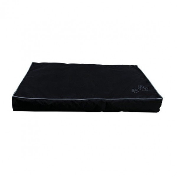 Obdelníkový polštář DRAGO s packou 110 x 80 cm černý