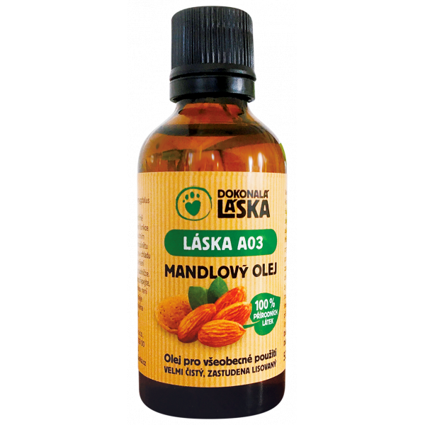 Levně Láska A03 Mandlový olej čistý přírodní 50 ml