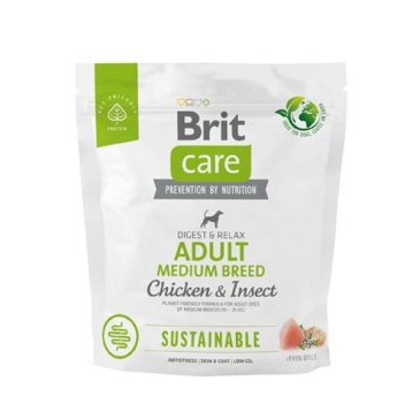 Levně Brit Care Sustainable Adult Medium Breed 1 kg