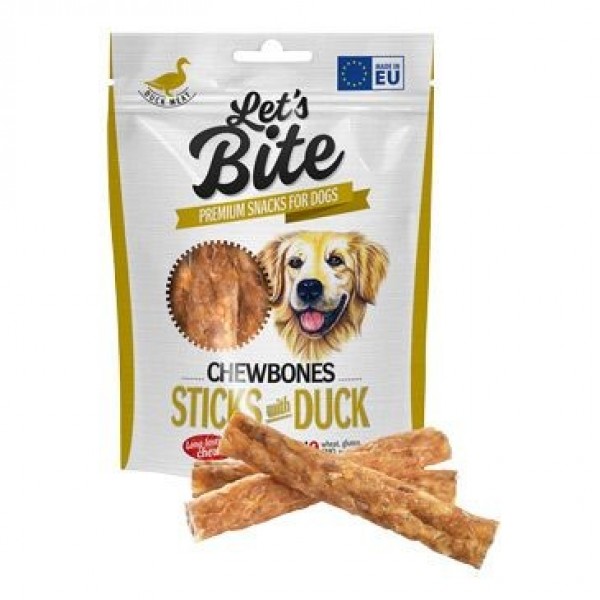 Brit Let's Bite Chewbones Sticks with Duck 120 g