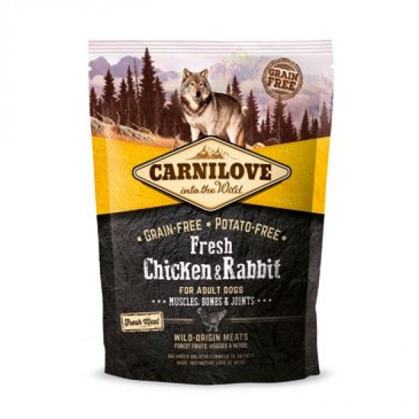 Levně Carnilove Fresh Chicken & Rabbit for Adult 1,5 kg