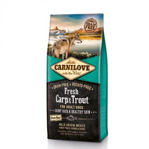 Levně Carnilove Fresh Carp & Trout for Adult 12 kg
