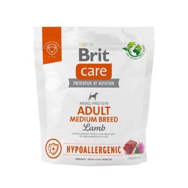 Levně Brit Care Hypoallergenic Adult Medium Breed 1 kg
