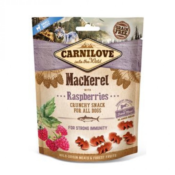 Levně Carnilove Crunchy Snack Mackerel&Raspberries 200 g