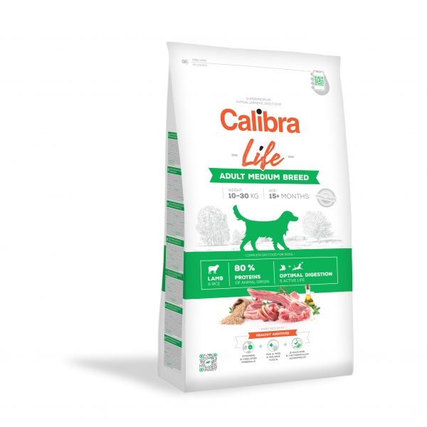 Calibra Life Adult Medium Breed Lamb 2,5 kg