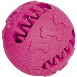 Nobby hračka dentální míč pro psy 7 cm růžový