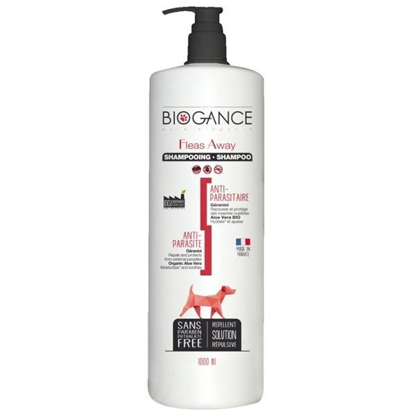 Levně Biogance šampon Fleas away dog - antiparazitní 1l