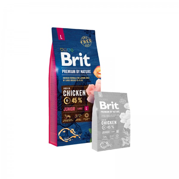 Levně Brit Premium by Nature Junior L 15 kg