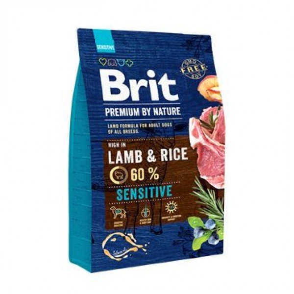Levně Brit Premium by Nature Sensitive Lamb 3 kg