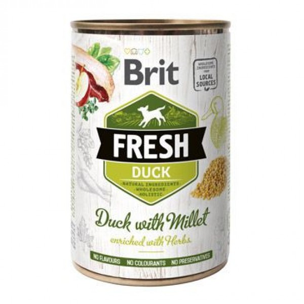 Brit Fresh konz. Duck with Millet 400 g