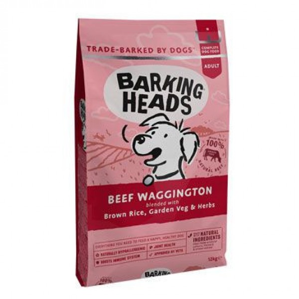 Levně Barking Heads Beef Waggington 12 kg
