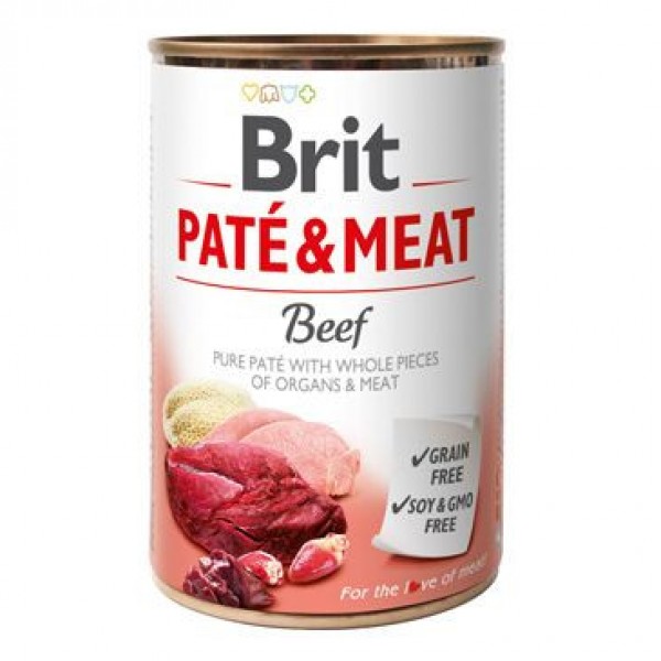 Brit konz. Paté & Meat Beef 400 g
