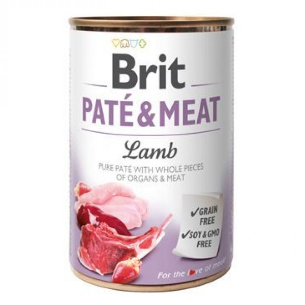 Levně Brit konz. Paté & Meat Lamb 400 g