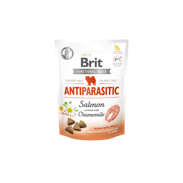 Levně Brit Care Functional Snack Antiparasitic Salmon 150 g