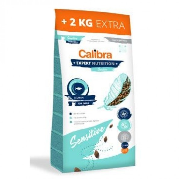 Calibra EN Sensitive Salmon 12 kg + 2 kg zdarma