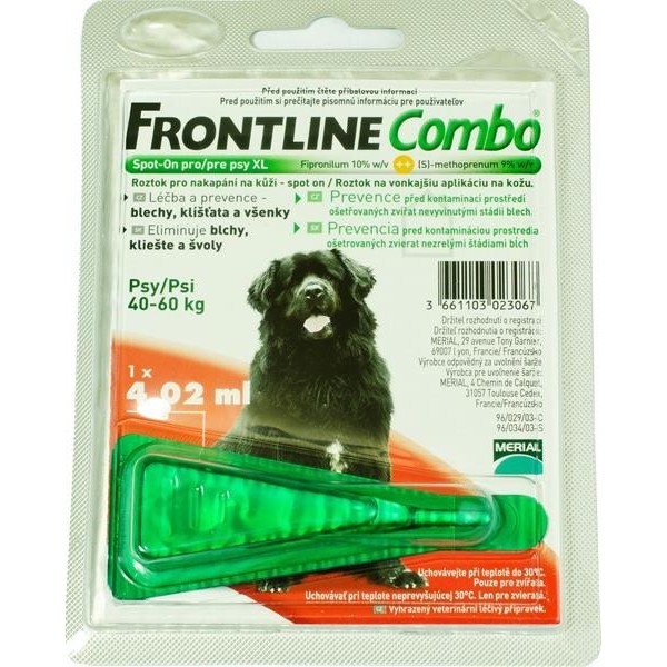 Frontline Combo spot-on dog XL a.u.v. sol 1 x 4,02 ml