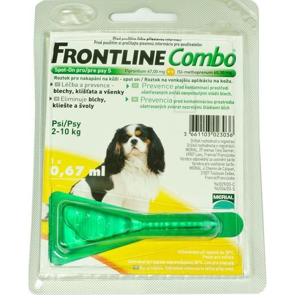 Frontline Combo spot-on dog S a.u.v. sol 1 x 0,67 ml
