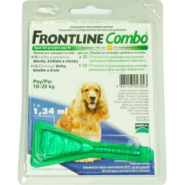 Frontline Combo spot-on dog M a.u.v. sol 1 x 1,34 ml