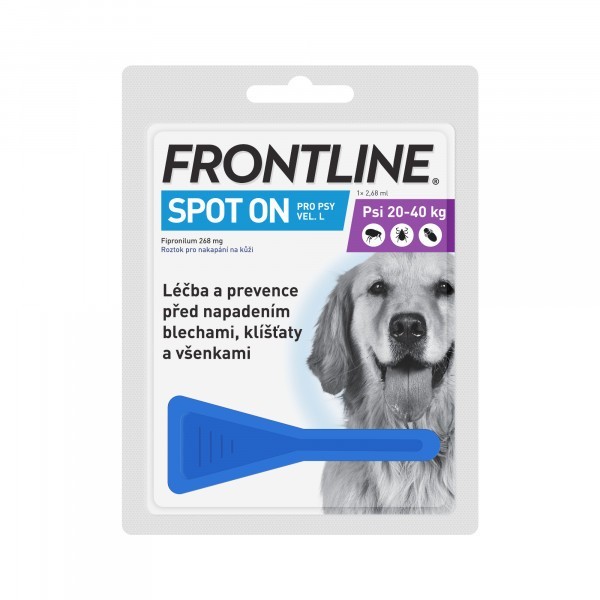Frontline spot-on dog L a.u.v. sol 1 x 2,68 ml