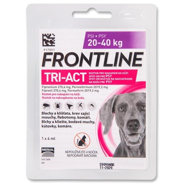 Frontline TRI-ACT spot-on dog L a.u.v. sol 1 x 4ml