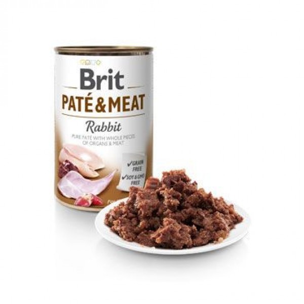Brit konz. Paté & Meat Rabbit 800 g