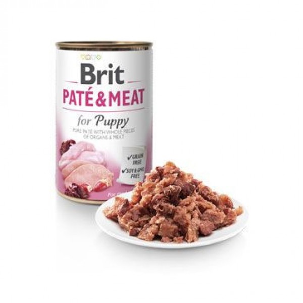 Levně Brit konz. Paté & Meat Puppy 800 g