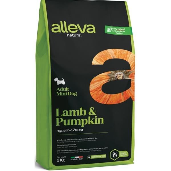 Levně Alleva Natural Dry Adult Lamb&Pumpkin Mini 2 kg