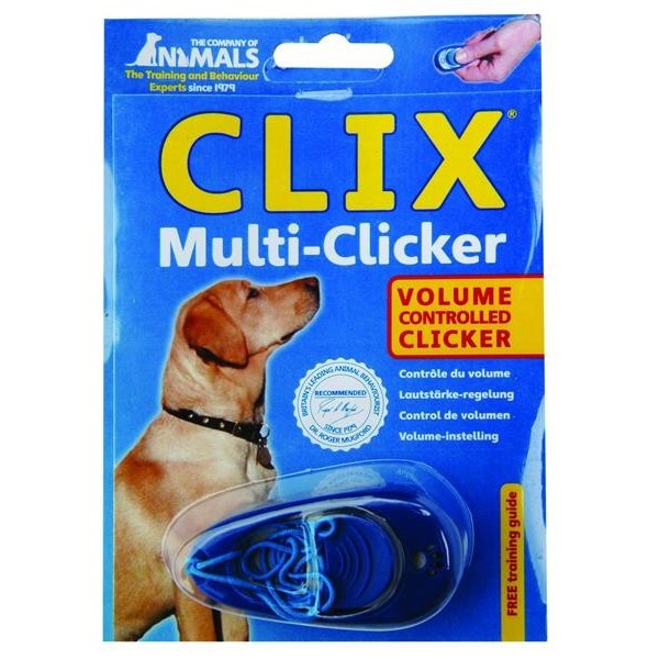 Tréninkový Clicker multifunkční Clix 1 ks