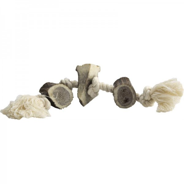 Levně Paroží na bavlněném provazu mini 60-90 g