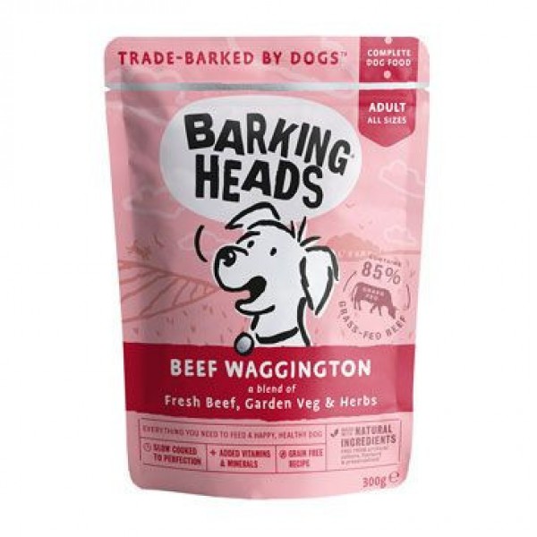 Levně Barking Heads Beef Waggington 300 g
