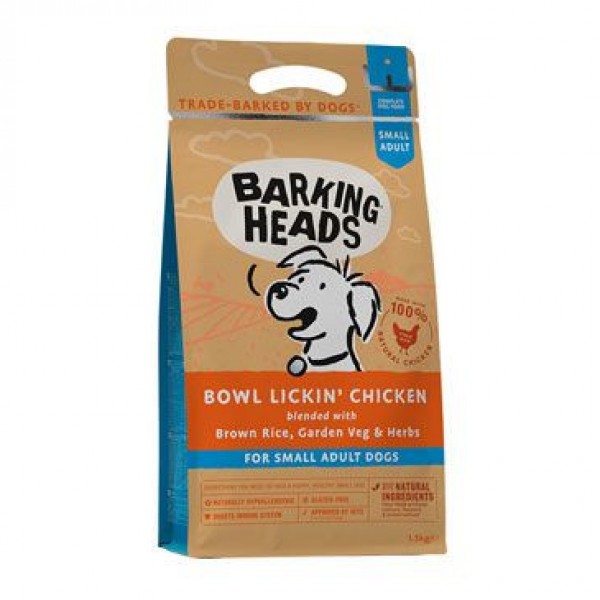 Levně Barking Heads Little Paws Bowl Lickin’ Chicken 1,5 kg