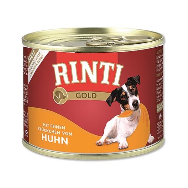 Rinti Gold dog konz. kuřecí kousky 185 g