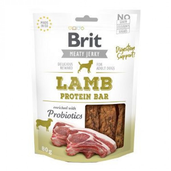 Levně Brit Jerky Lamb Protein Bar 80 g