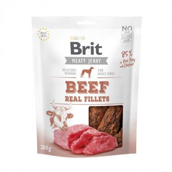 Levně Brit Jerky Beef Fillets 200 g