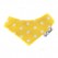 Šátek na patentky "Kinsale" žlutý vel. XS