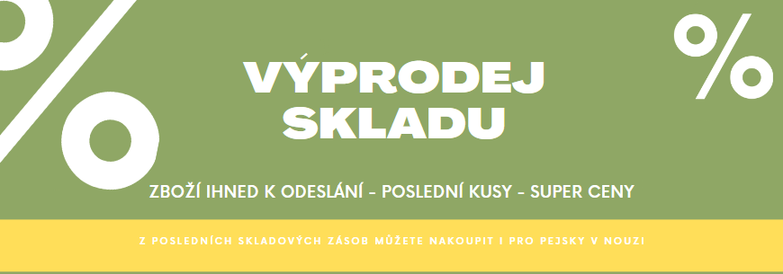 Totální výprodej skladu!